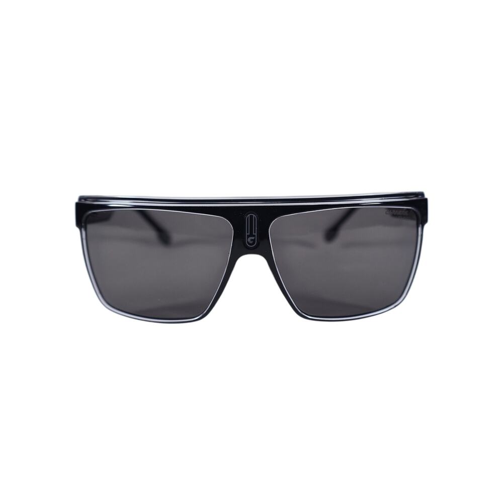 Carrera Men's Square Lightweight Sunglasses - Black Crystal/Grey Polarized - NWT